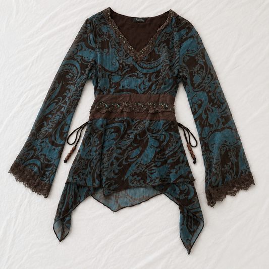 Blue Euro top