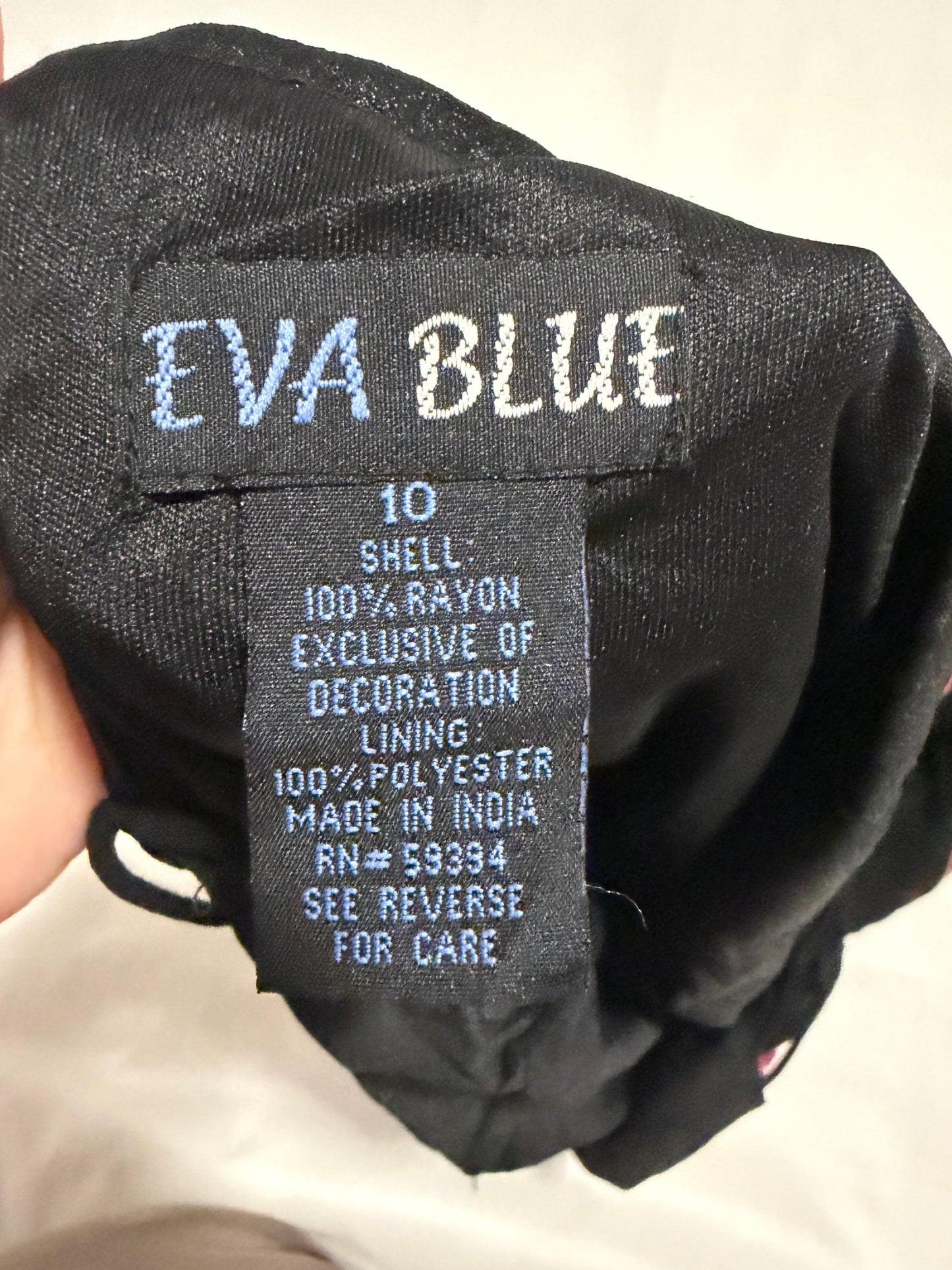 EVA BLUE Beaded dress