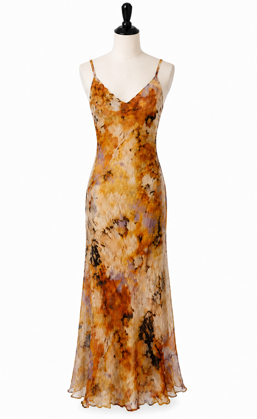 Silk dress by V