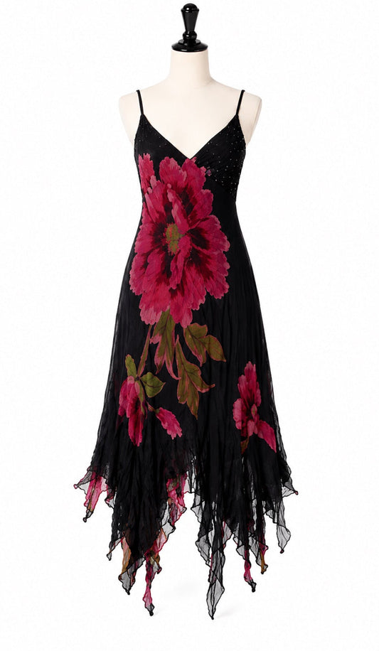 EVA BLUE Beaded dress