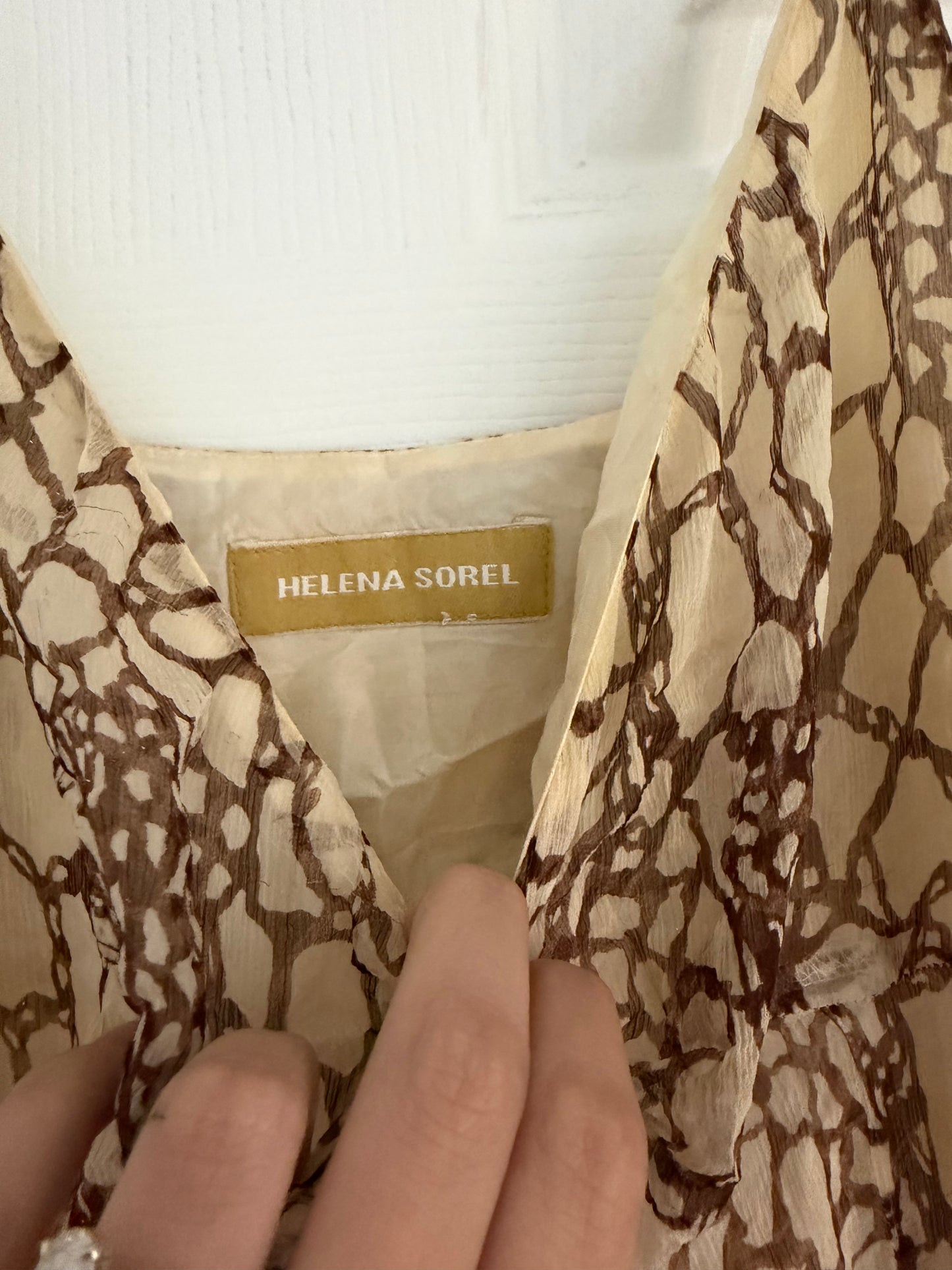 100% silk Helena dress